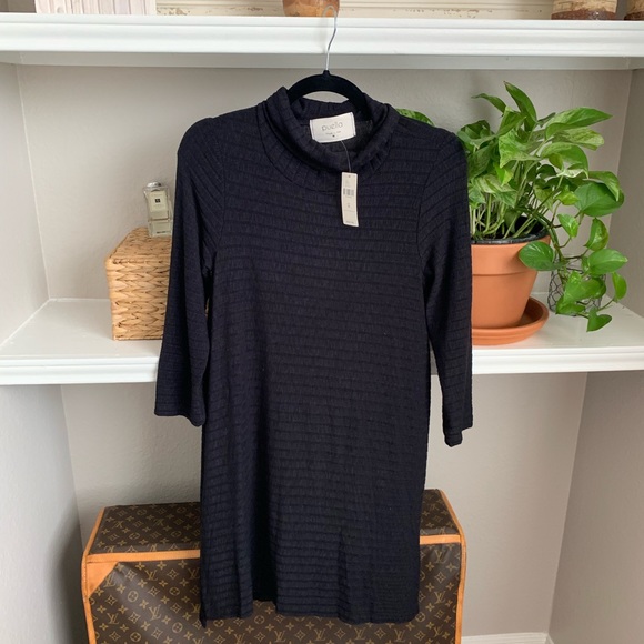 Anthropology Puella Sweater Knit Turtleneck Dress - Picture 2 of 6